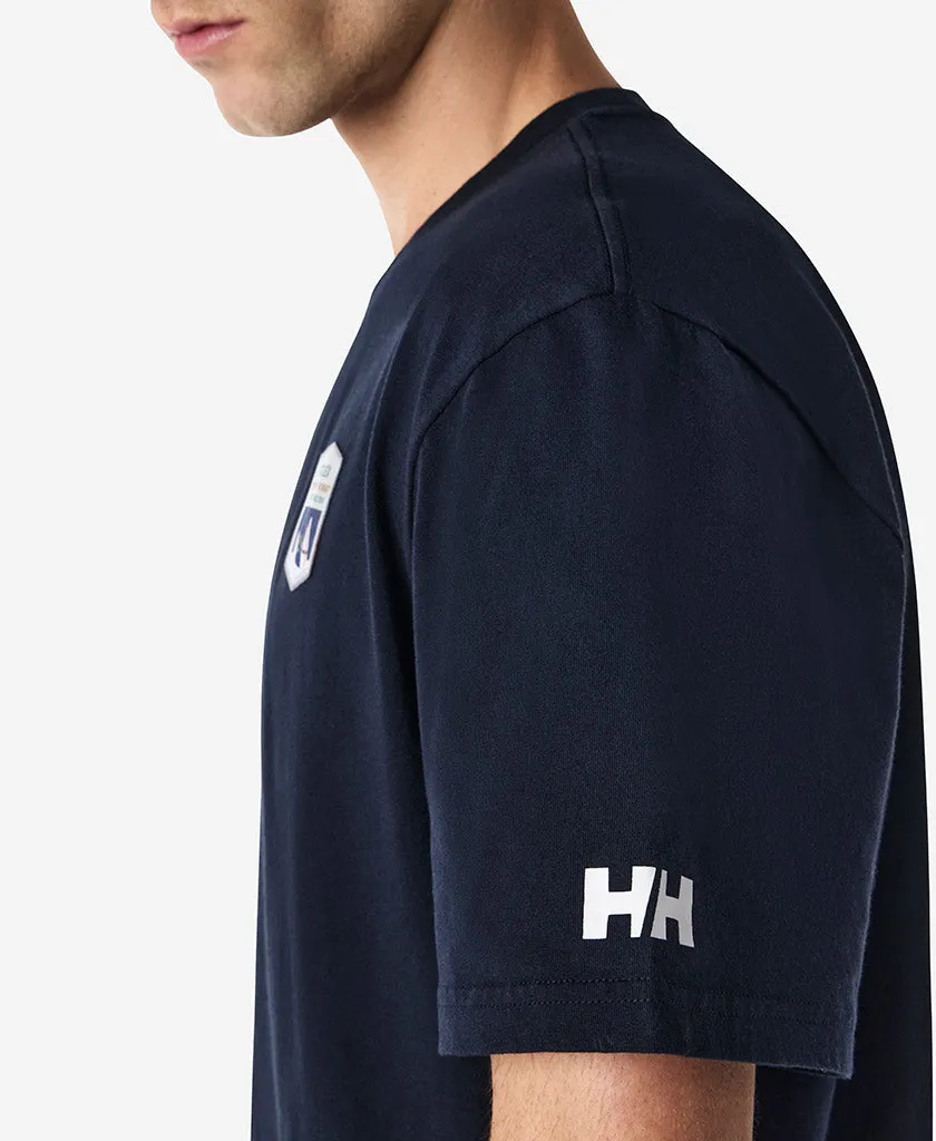 Sustainable Waterproofing RSHYR TEAM T-SHIRT, Navy