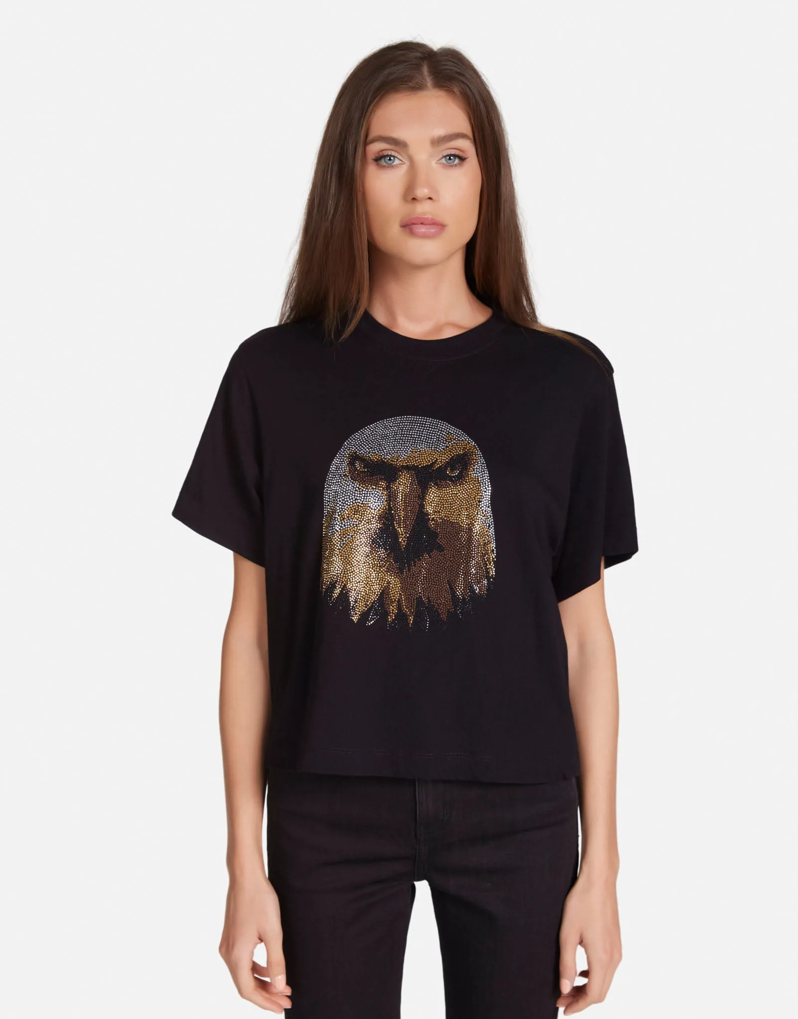 Trendy Fabric Weekend Wear Rue Moshi Eagle Head