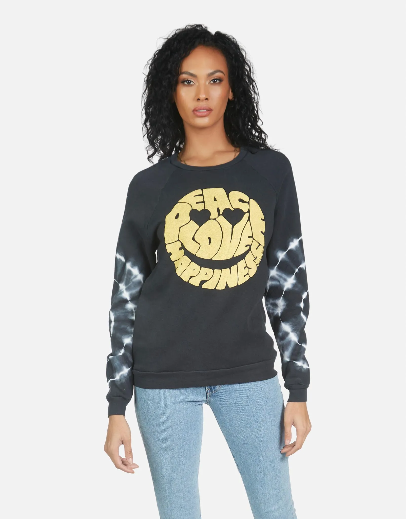 Noleta Text Happy Face Activewear Trend - setter