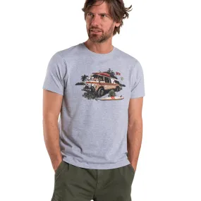 Reinforced Stitching Saltrock Mens Retro Camper Short Sleeve T-Shirt