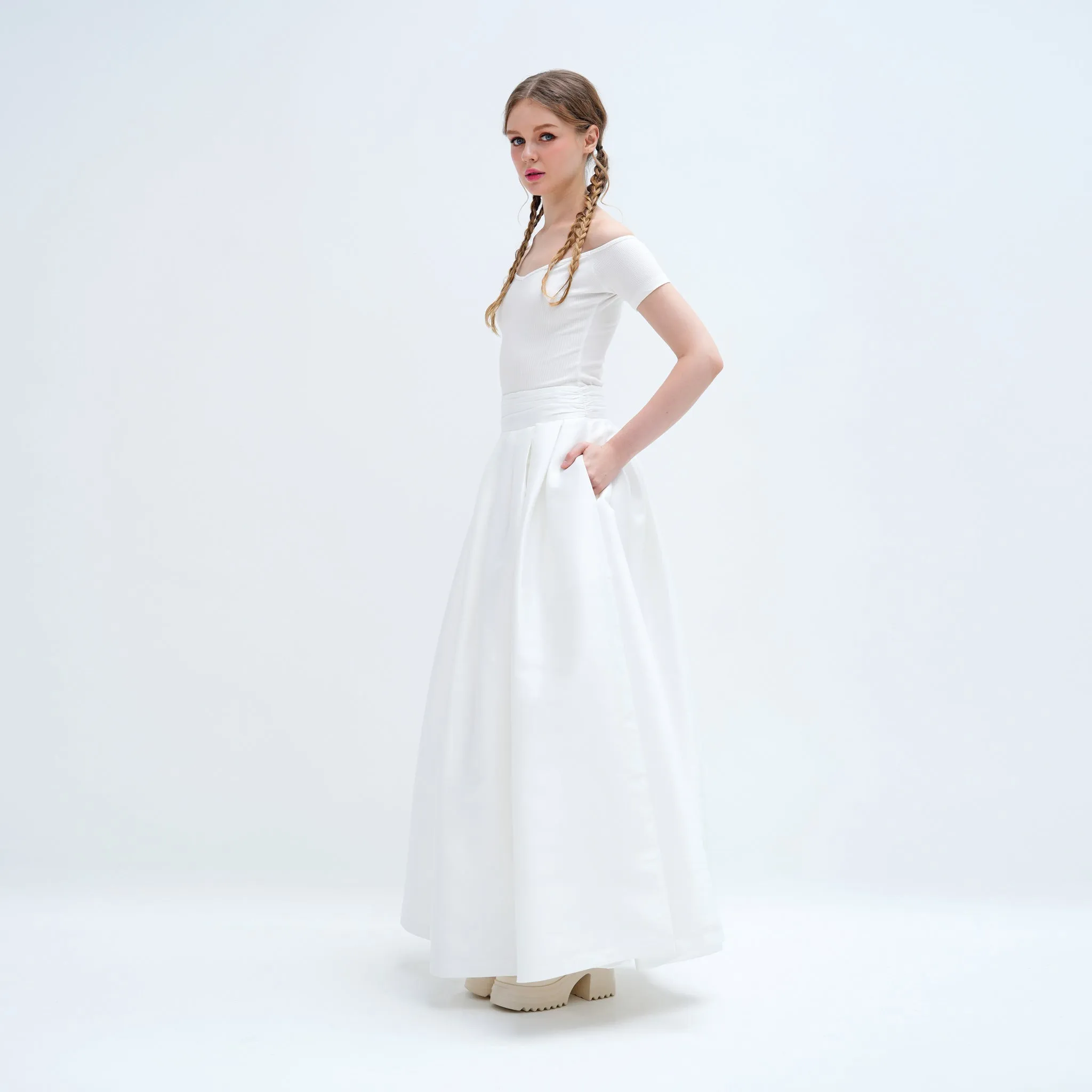 Samsoe Maxi Skirt Layered Style