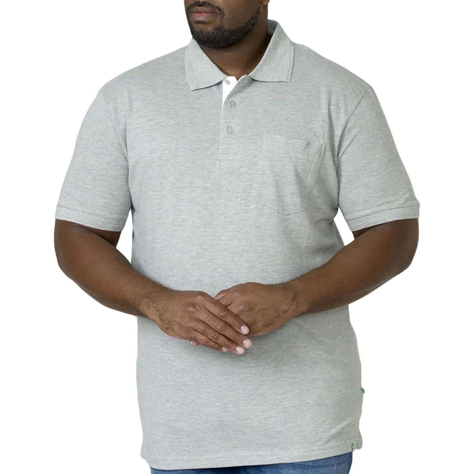 D555 Mens Grant Pique Polo Shirt Comfort Fit