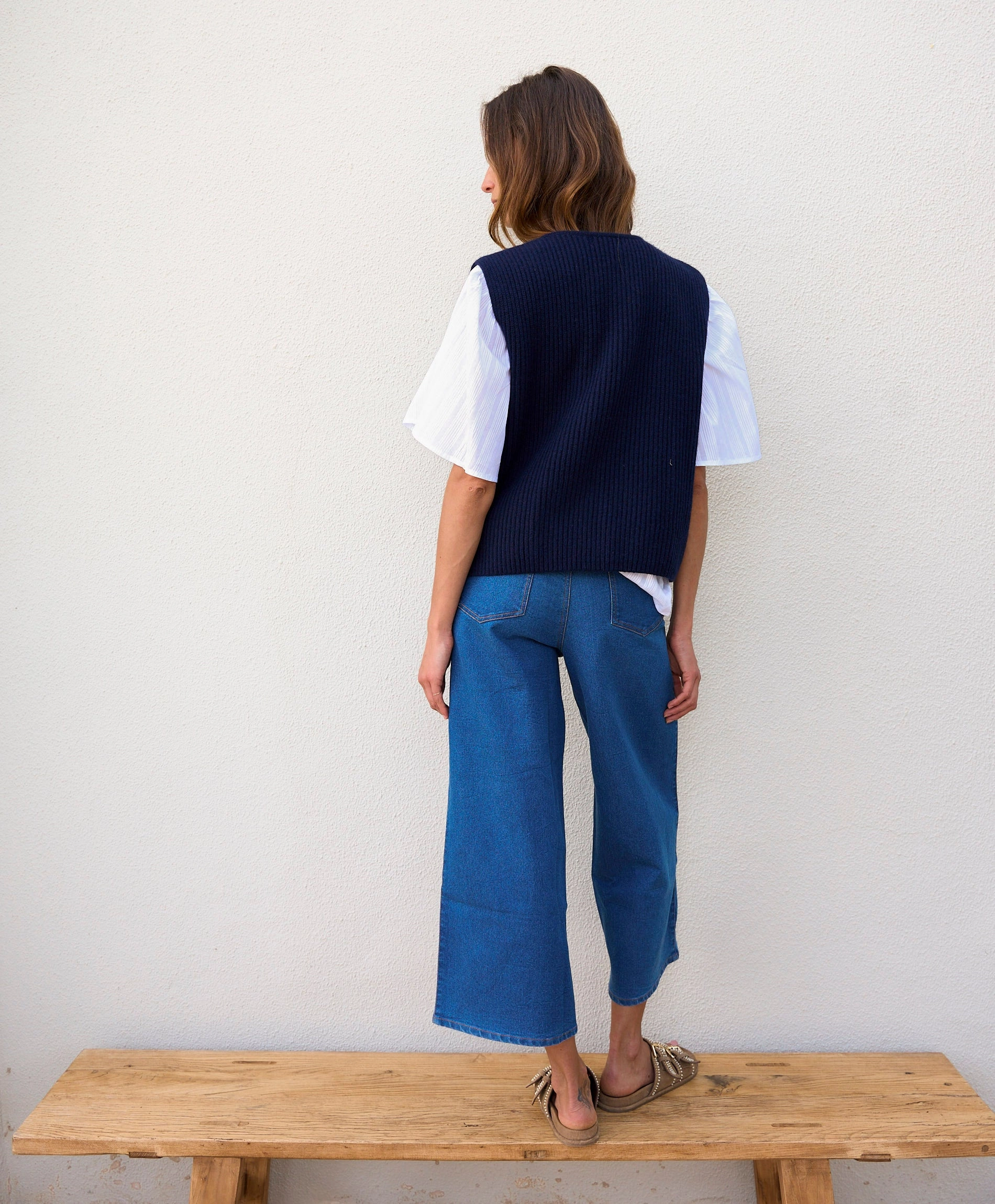 Zipped Gilet Low Maintenance Fibers City Ready