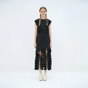 Casual Feel Polka Dot Skirt
