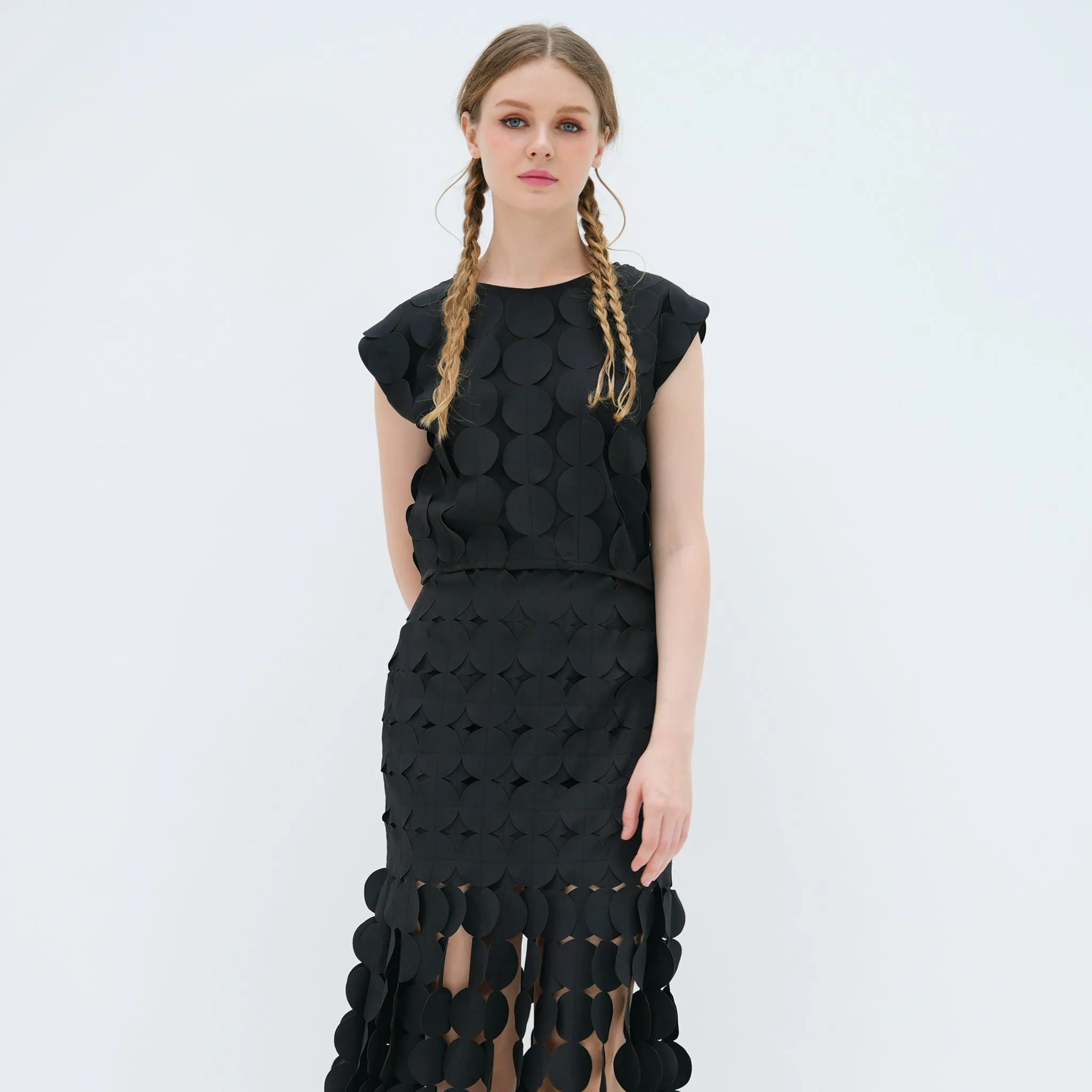 Travel Style Global Inspiration Polka Dot Skirt