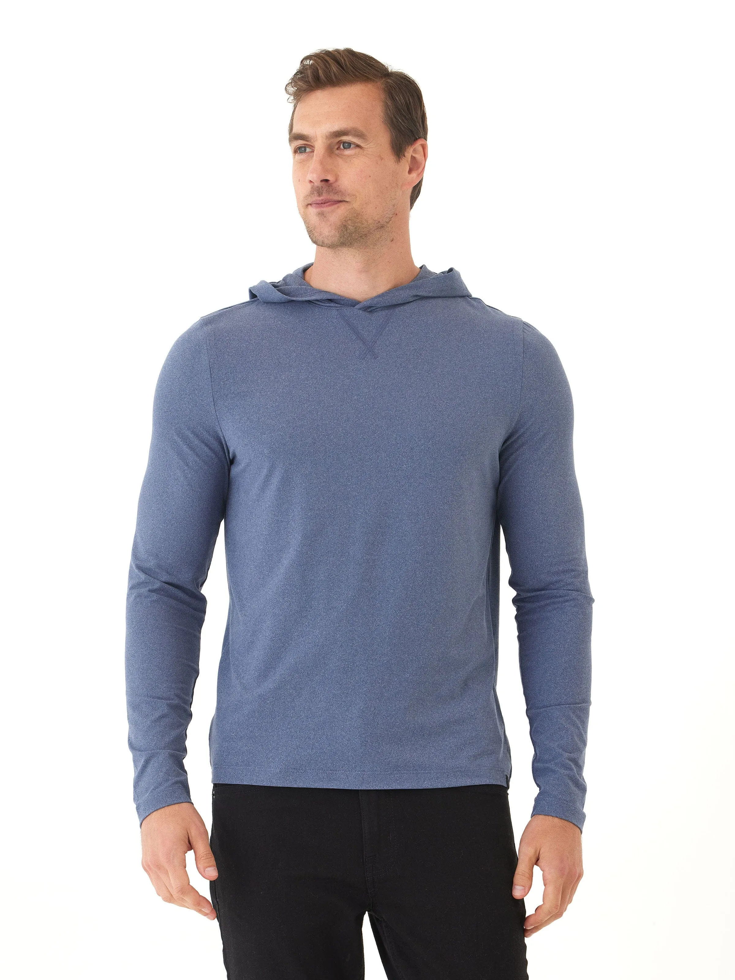 Malone Luxe Jersey Pullover T-Shirt Hoodie Airtight Seam Sealing