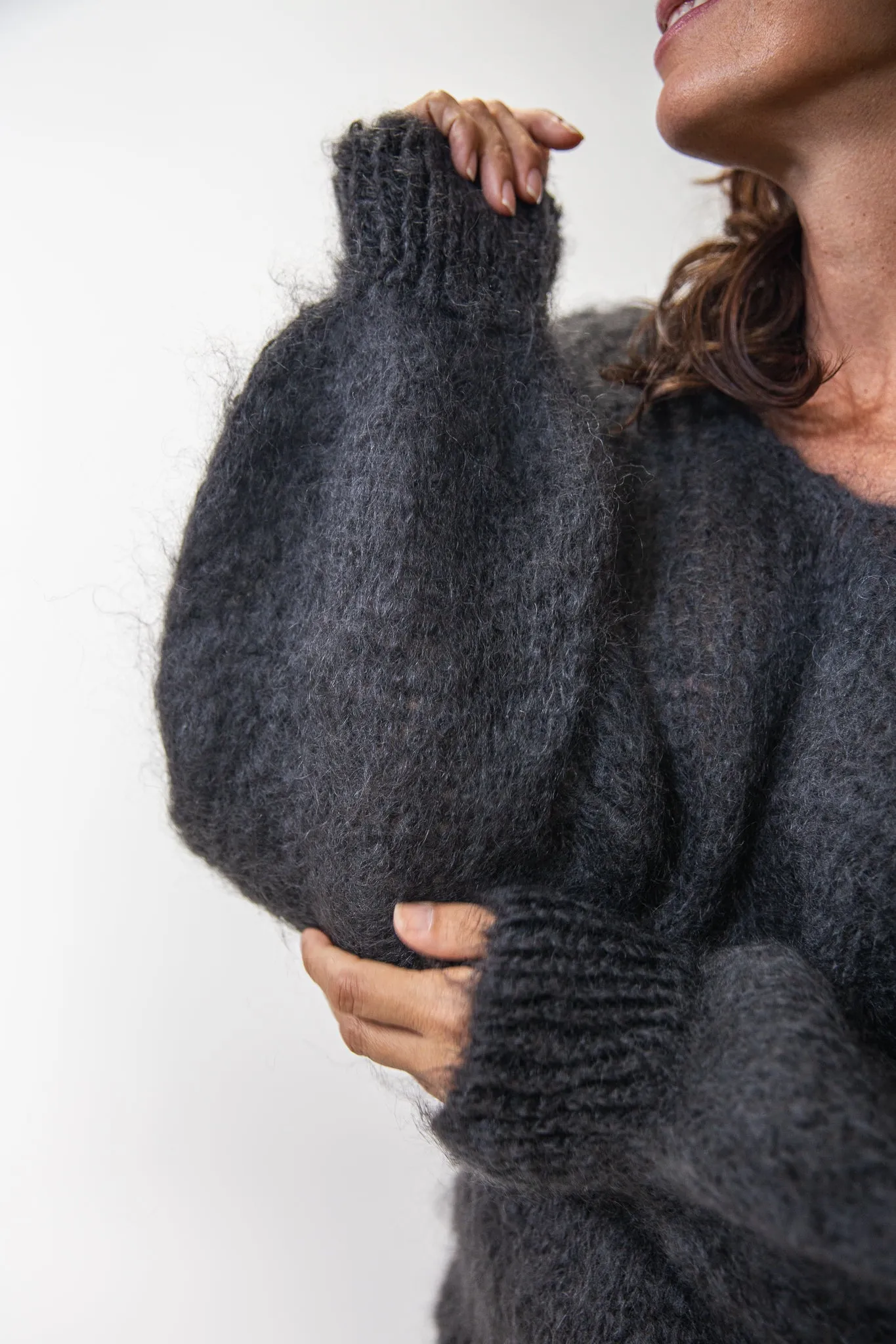 Milana Knit | Graphite Knit Outfit