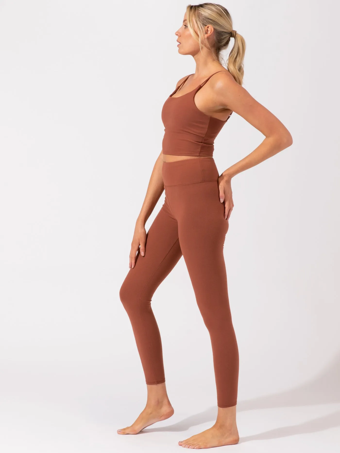 Casual Day Luxury Choice Monica High Rise Full Length Legging 26"