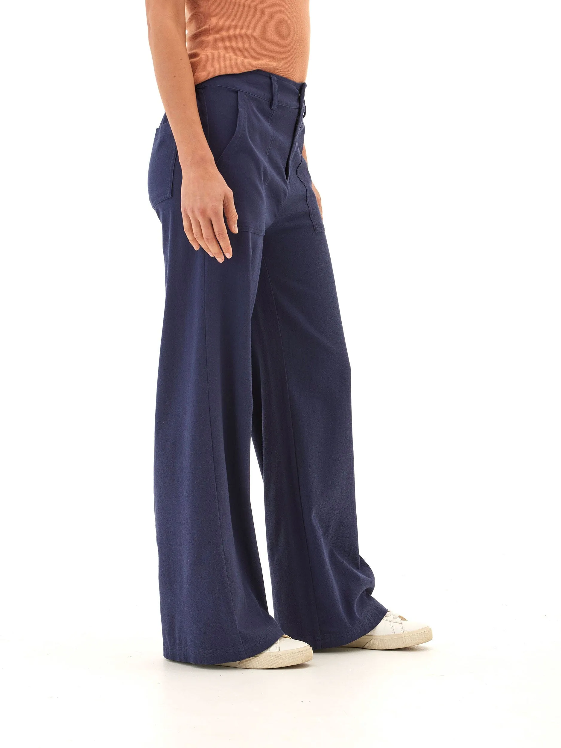 Durable Comfort Sport Comfort Fit Pamela Stretch Twill Wide Leg Pant