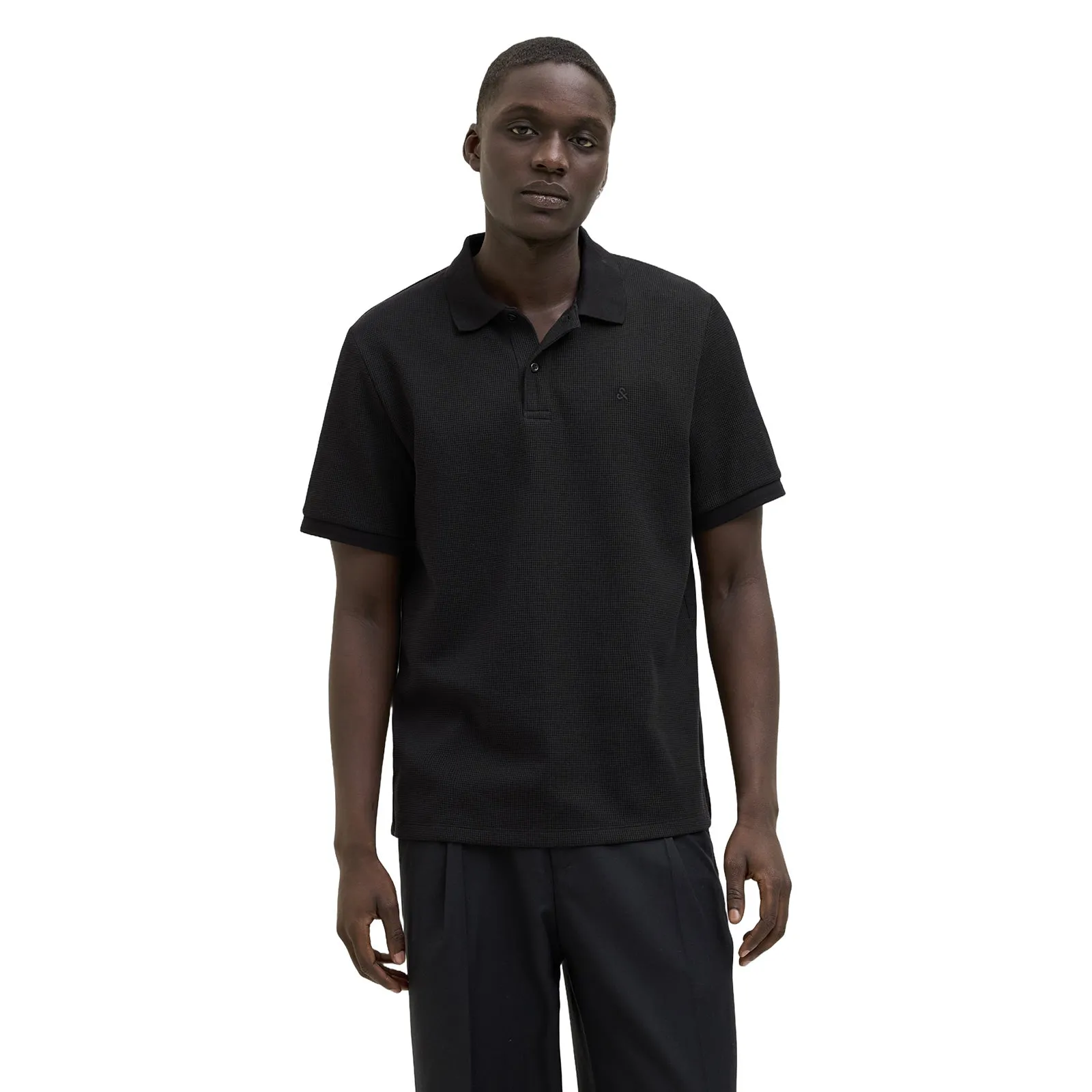 Jack & Jones Mens Austin  Short Sleeve Polo Shirt Light Wearable Casual Outfit