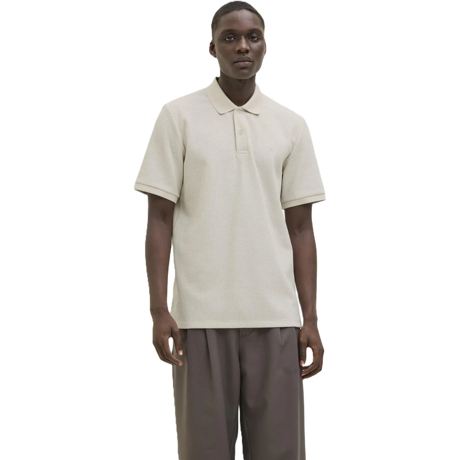 Jack & Jones Mens Austin  Short Sleeve Polo Shirt Fashion Forward Sporty Design