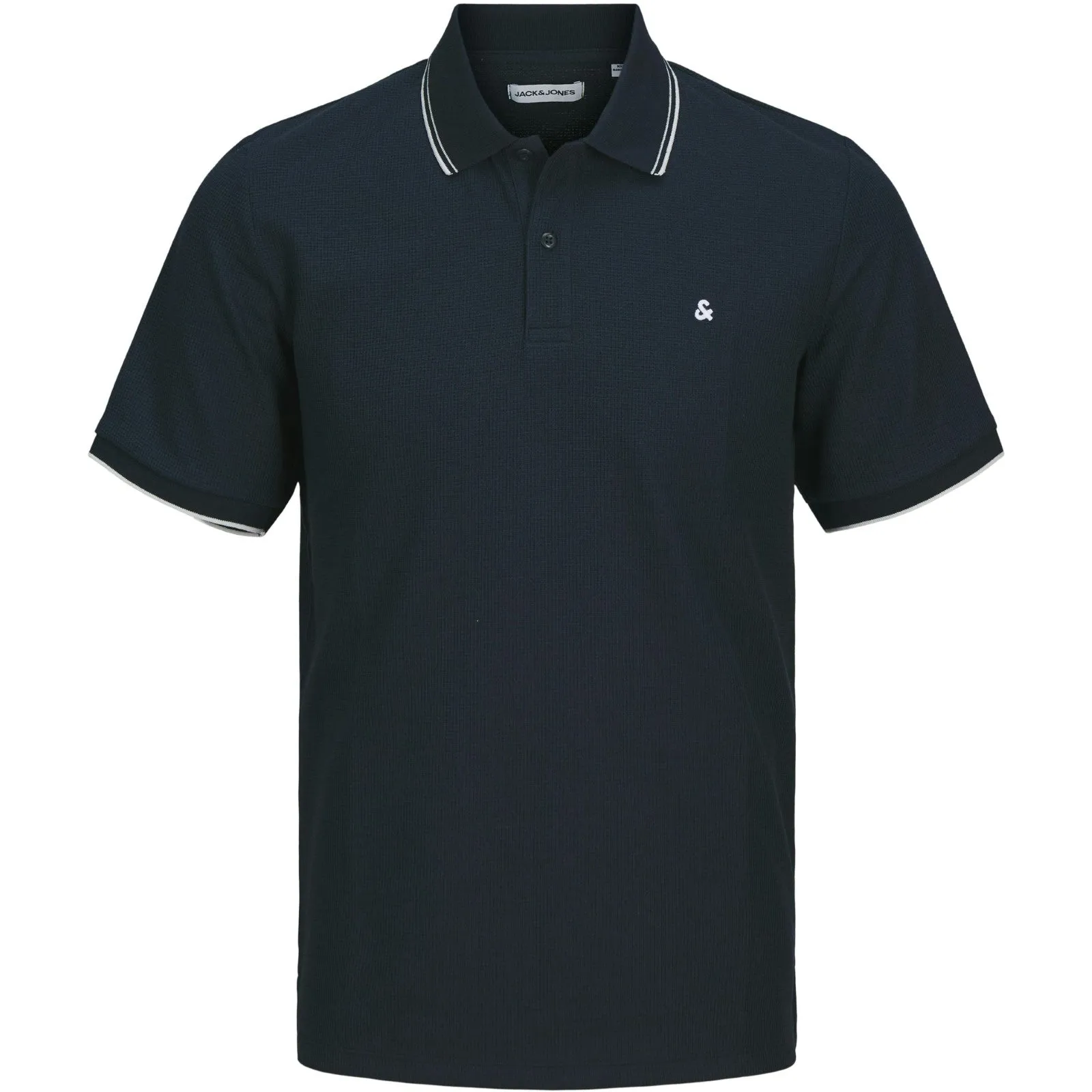 Jack & Jones Mens Austin  Short Sleeve Polo Shirt All-Season Comfort