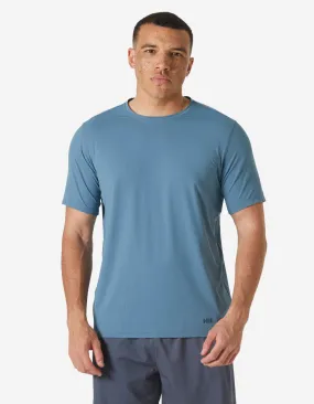 SHINE SOLEN T-SHIRT, Washed Navy Compression Gradient Bamboo Derived Material