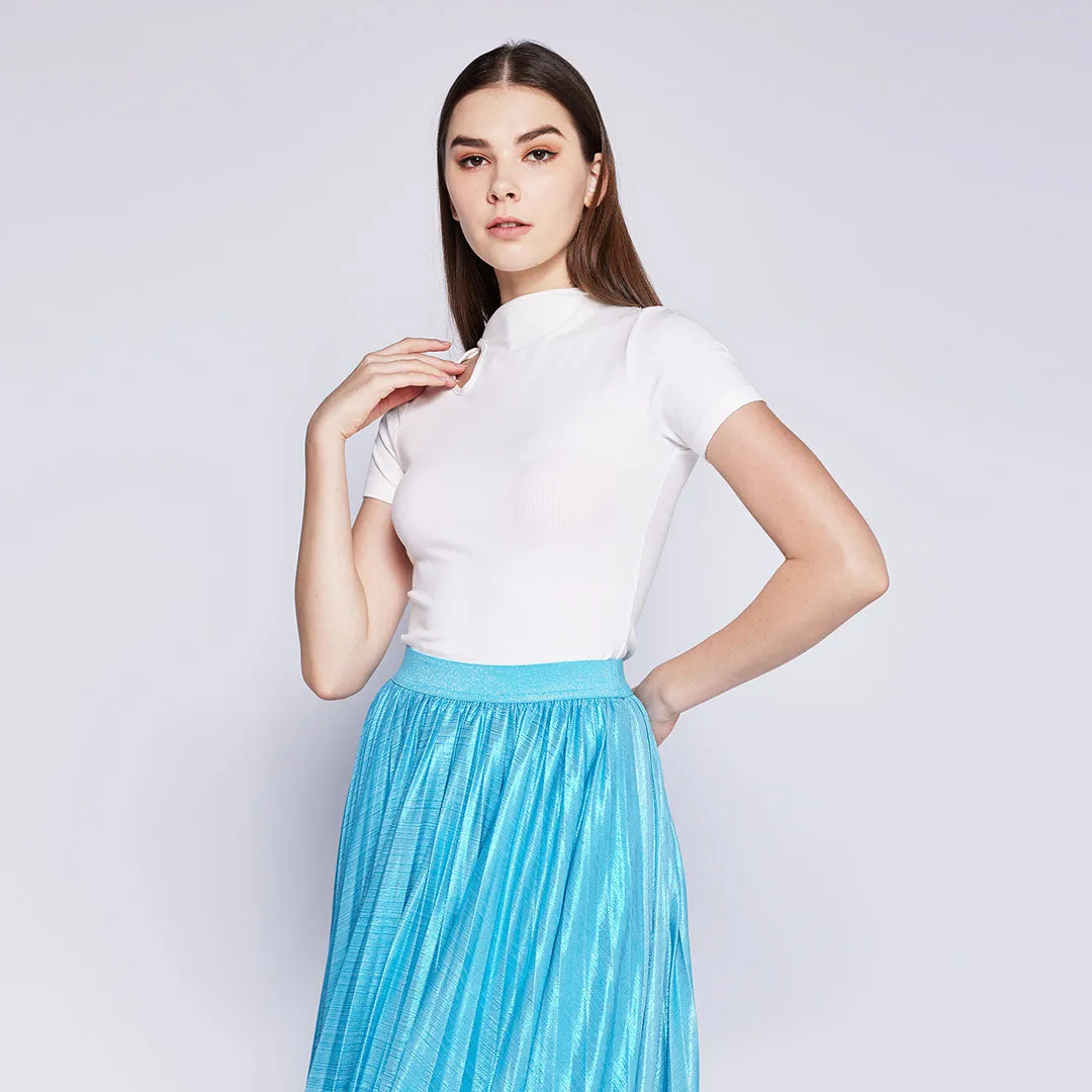 Shinning Pleated Skirt Comfort Innovation Thermal Regulating