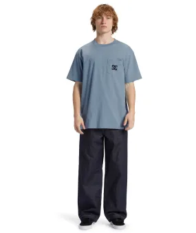 Layered Collar Structure DC Shoes Mens DC Star Pocket Short Sleeve T-Shirt