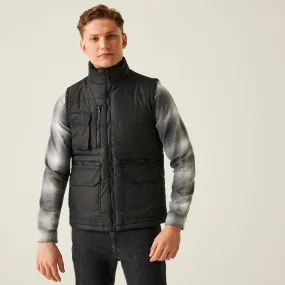 NoiseFreeMaterial Kangaroo Pocket Regatta Professional Mens Steller Padded Gilet
