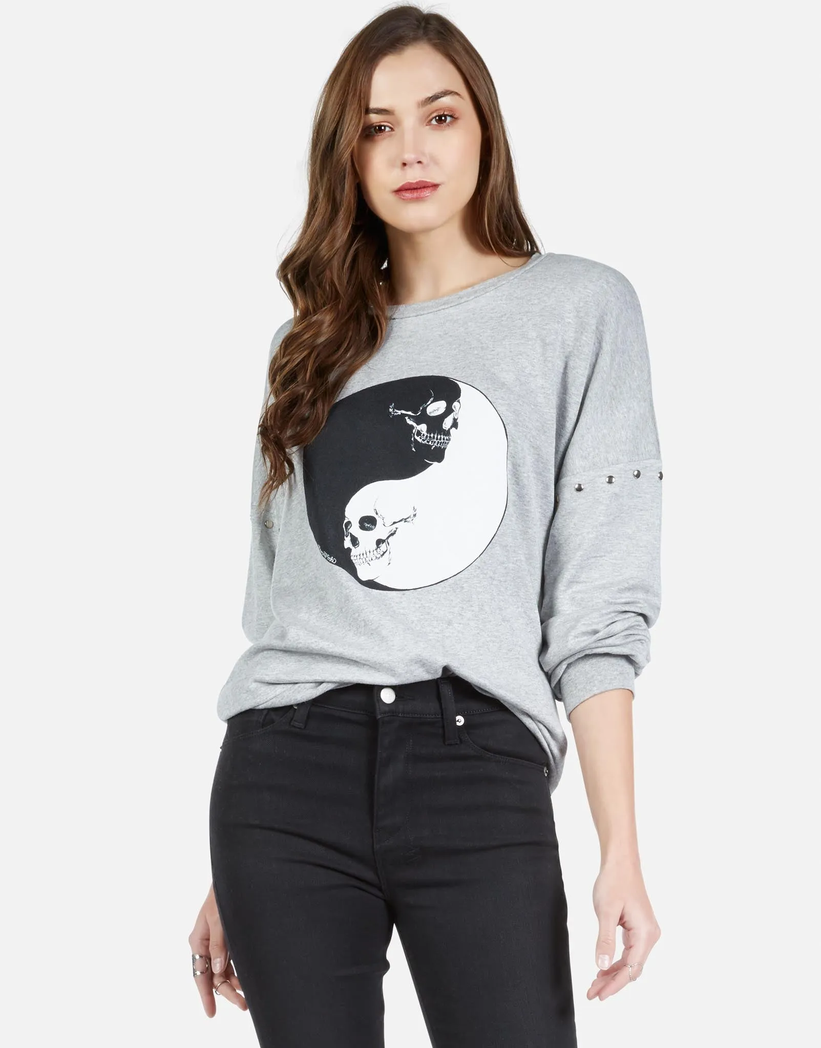 Pre Shrunk Cotton Blend Classroom Sierra Skull Yin Yang