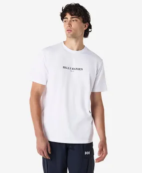 ZeroWasteProduction Neutral Tone Stitching PORT T-SHIRT, White