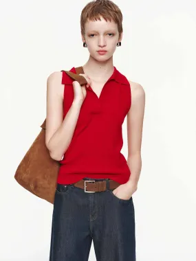 Sleeveless Polo Top Seasonal Layer