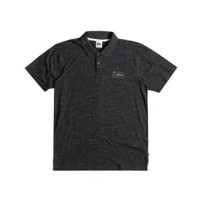 Unstructured Silhouette comfortable top Quiksilver Mens Karakin Tech Cotton Polo Shirt Casual Short Sleeve