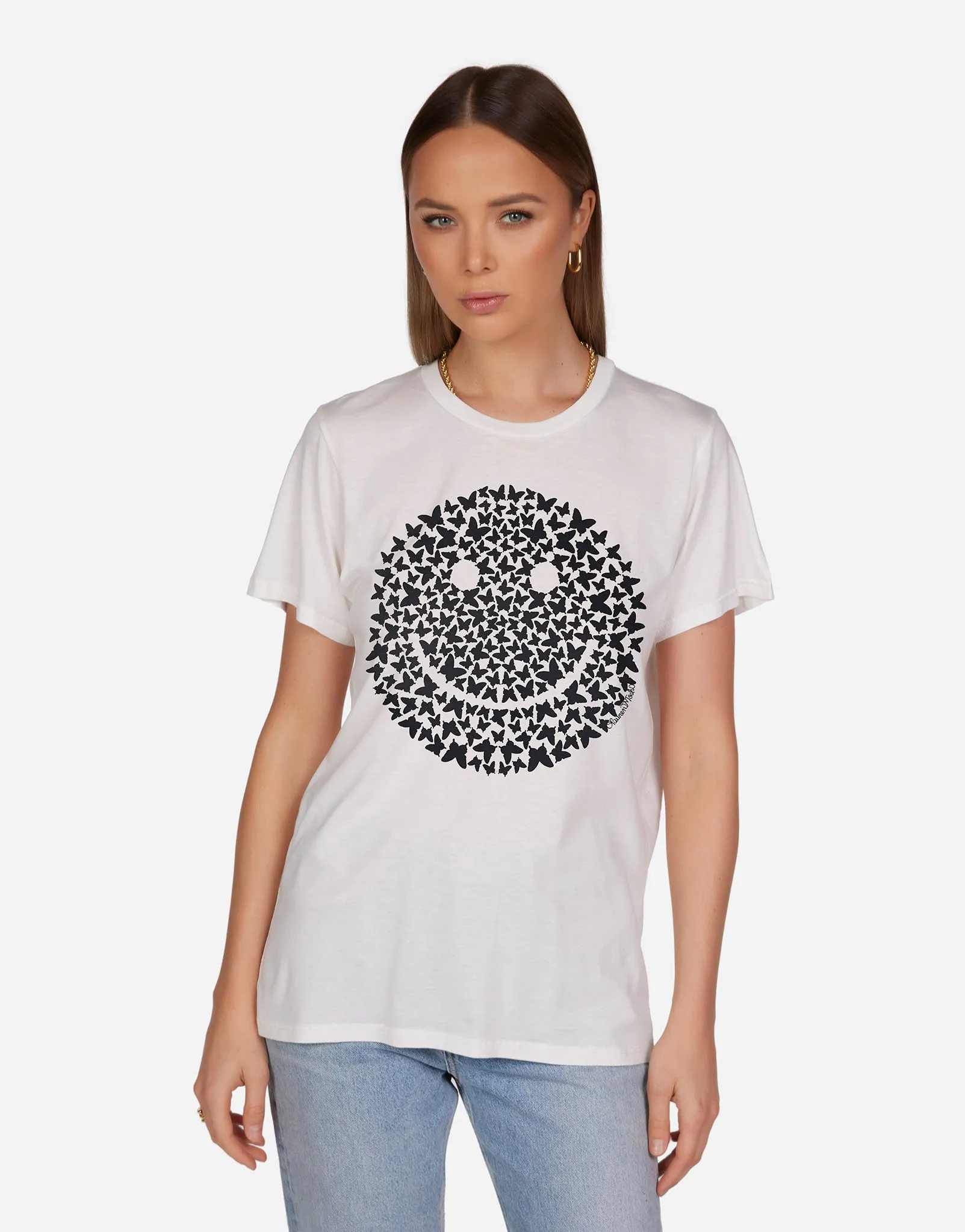 long sleeved Wolf Butterfly Happyface