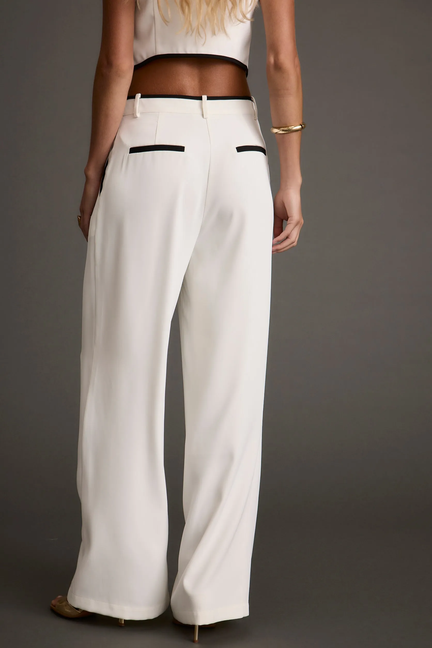 Feminine Fit Skylar White Trousers