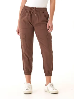 Delilah Stretch Twill Cargo Jogger 27" Movement Fit