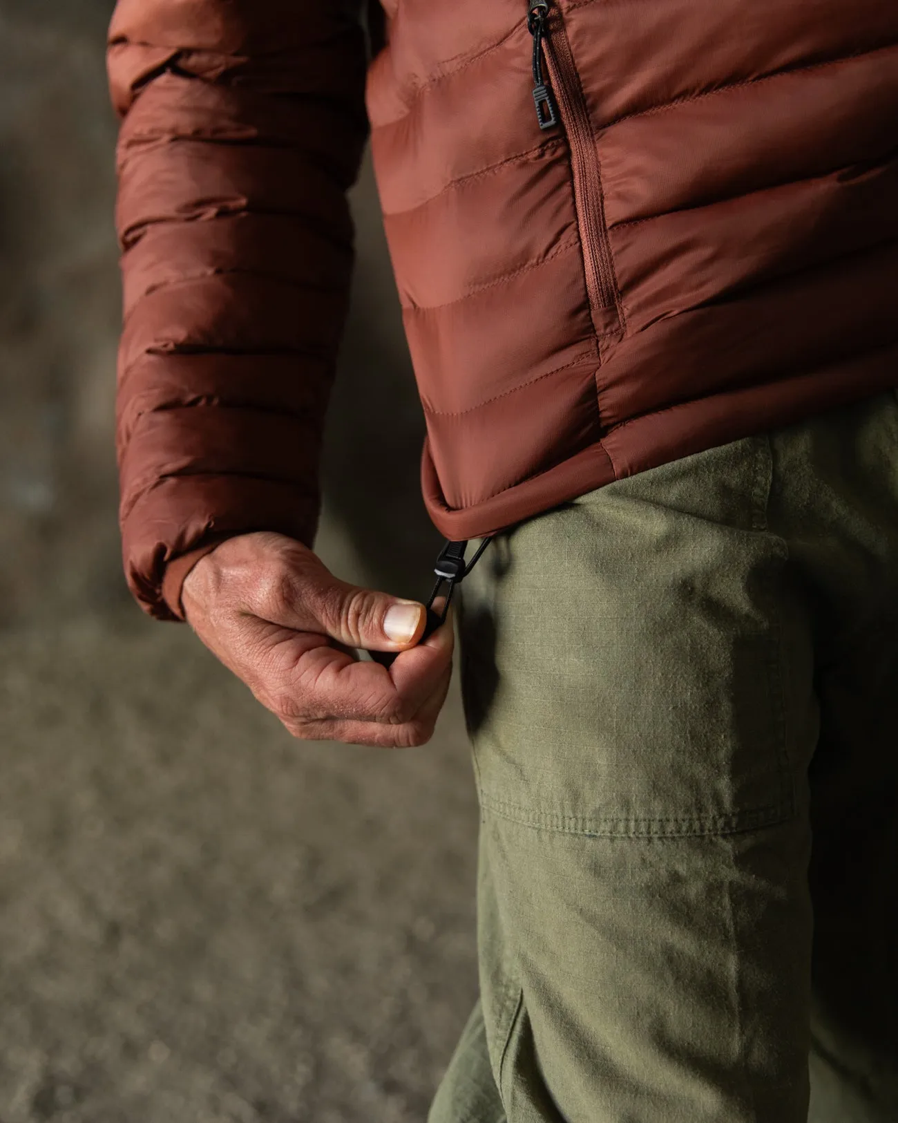 Men's Gale ACT Puffer Jacket Weather Adaptive Ventilation UV Protection Finish