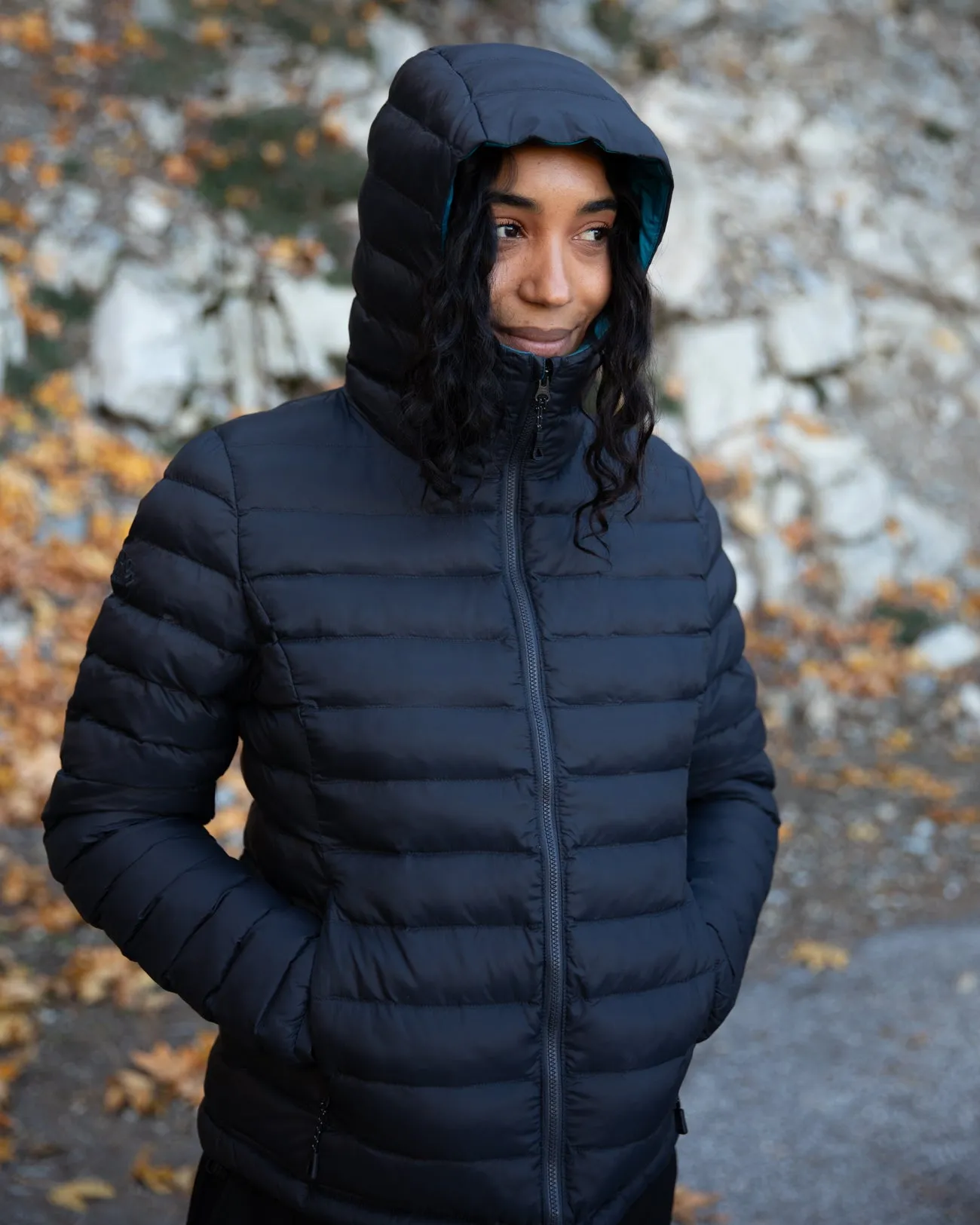 Women's Gale ACT Puffer Hoodie Softshell Construction InterchangeablePanels