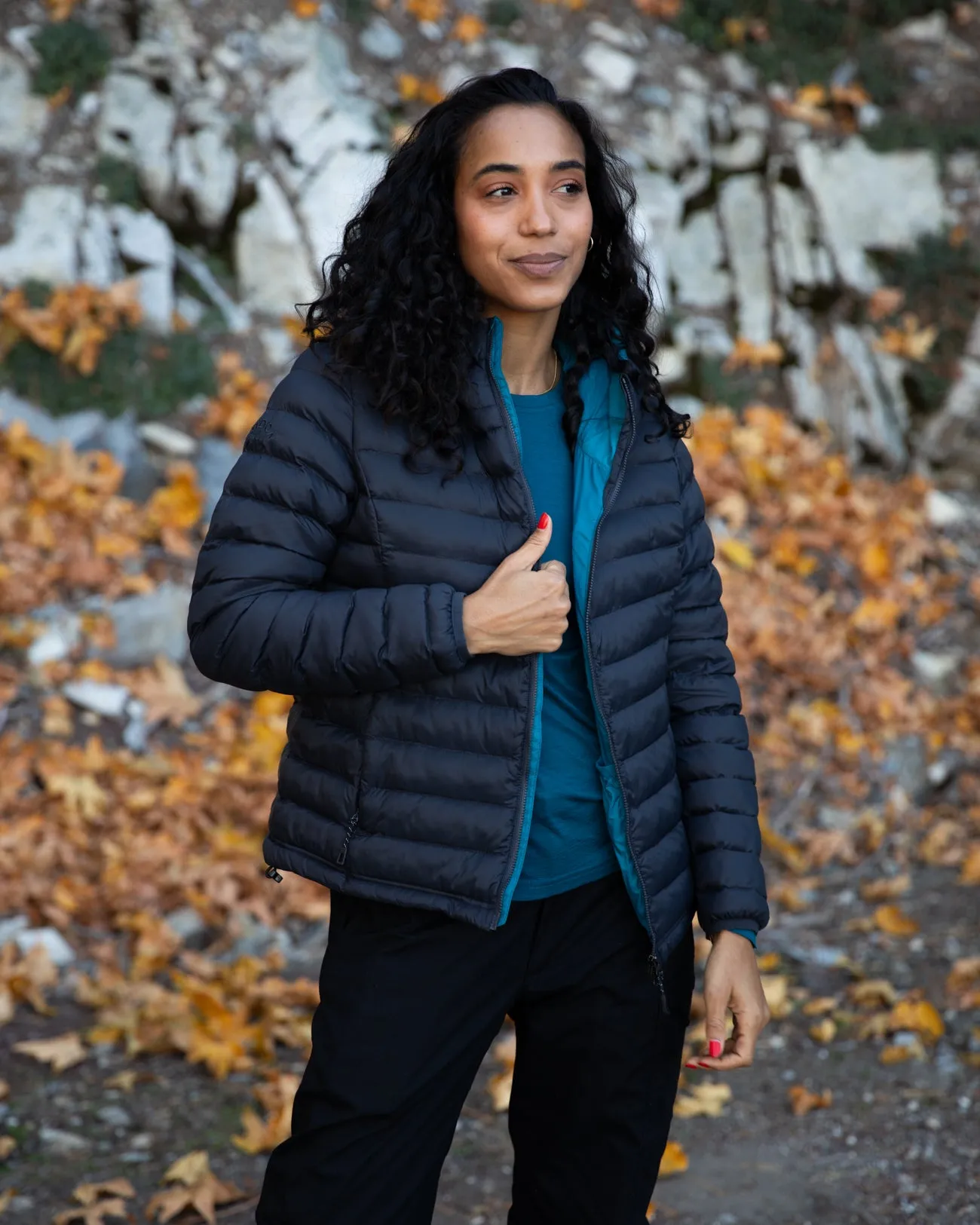 Women's Gale ACT Puffer Hoodie Fleece Lined High Visibility Trims