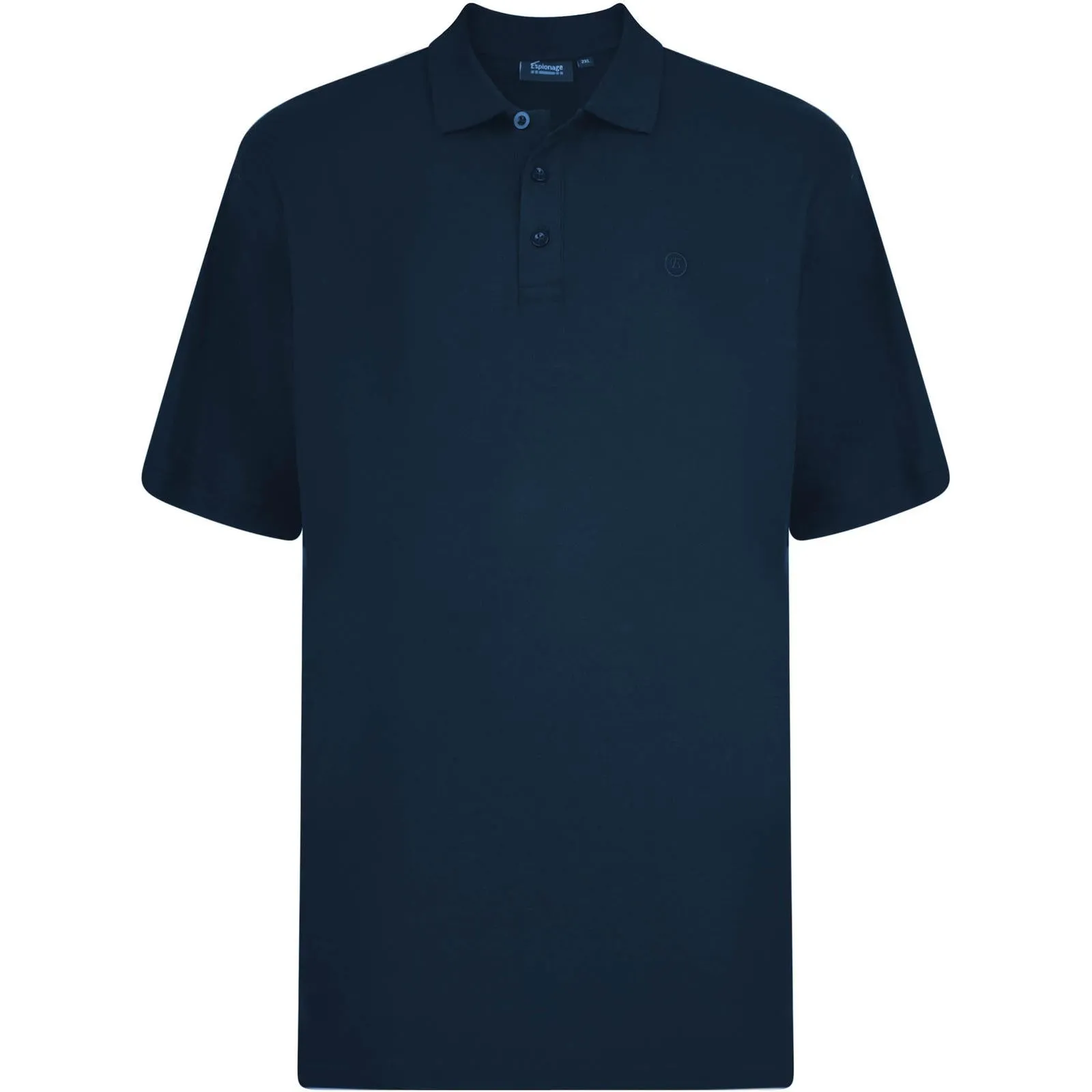 Espionage Mens Big & Tall Short Sleeve Polo Shirt Layering Essential High-End Look
