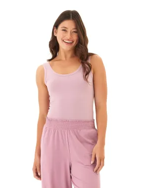 short term use Mirabel Luxe Jersey Fitted Crop Tank