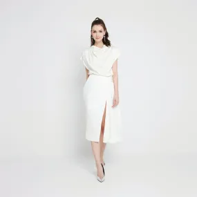 Soft Touch Weekend Look Slit Skirt