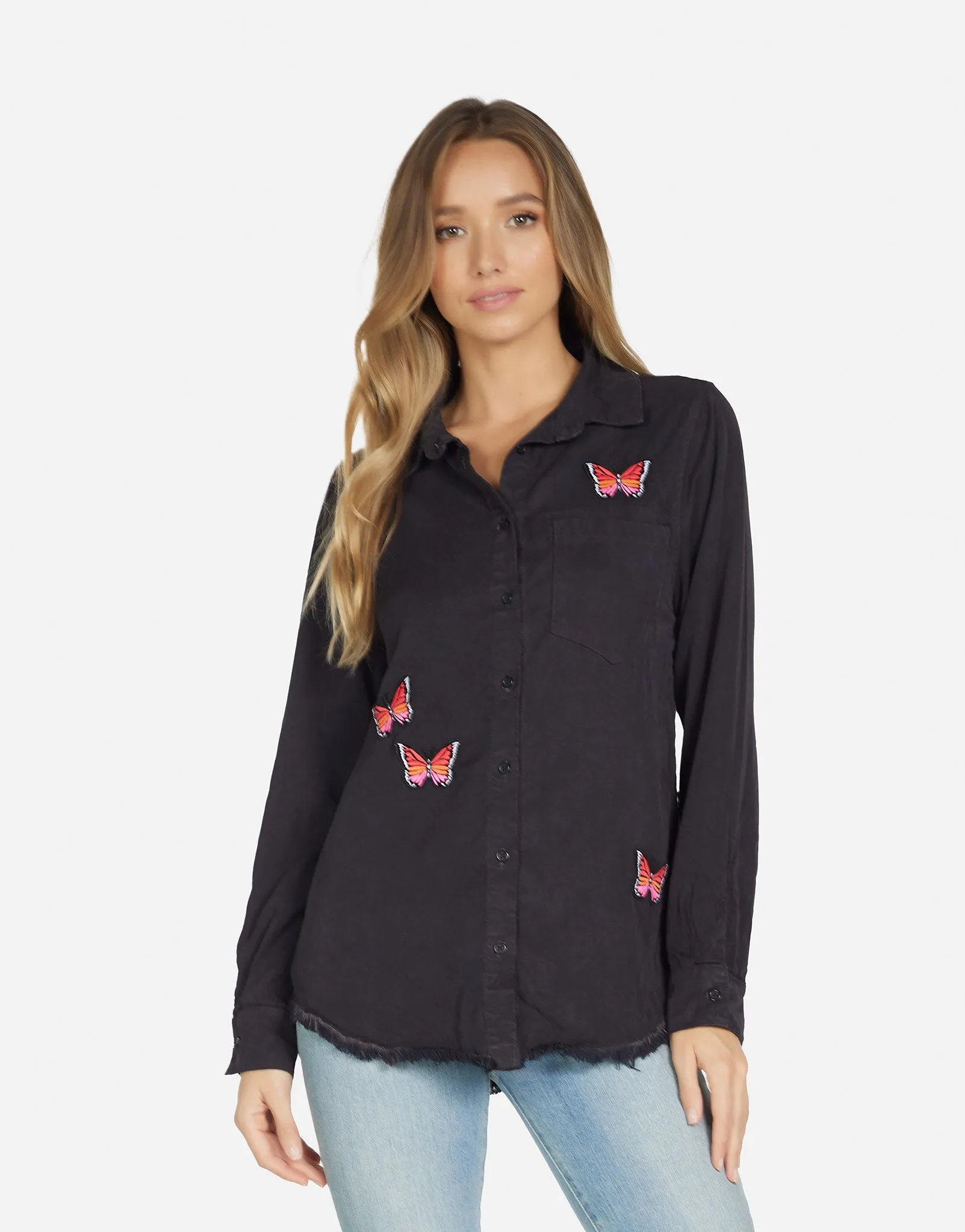 Boat Neck Pillow Sloane Butterfly Wings