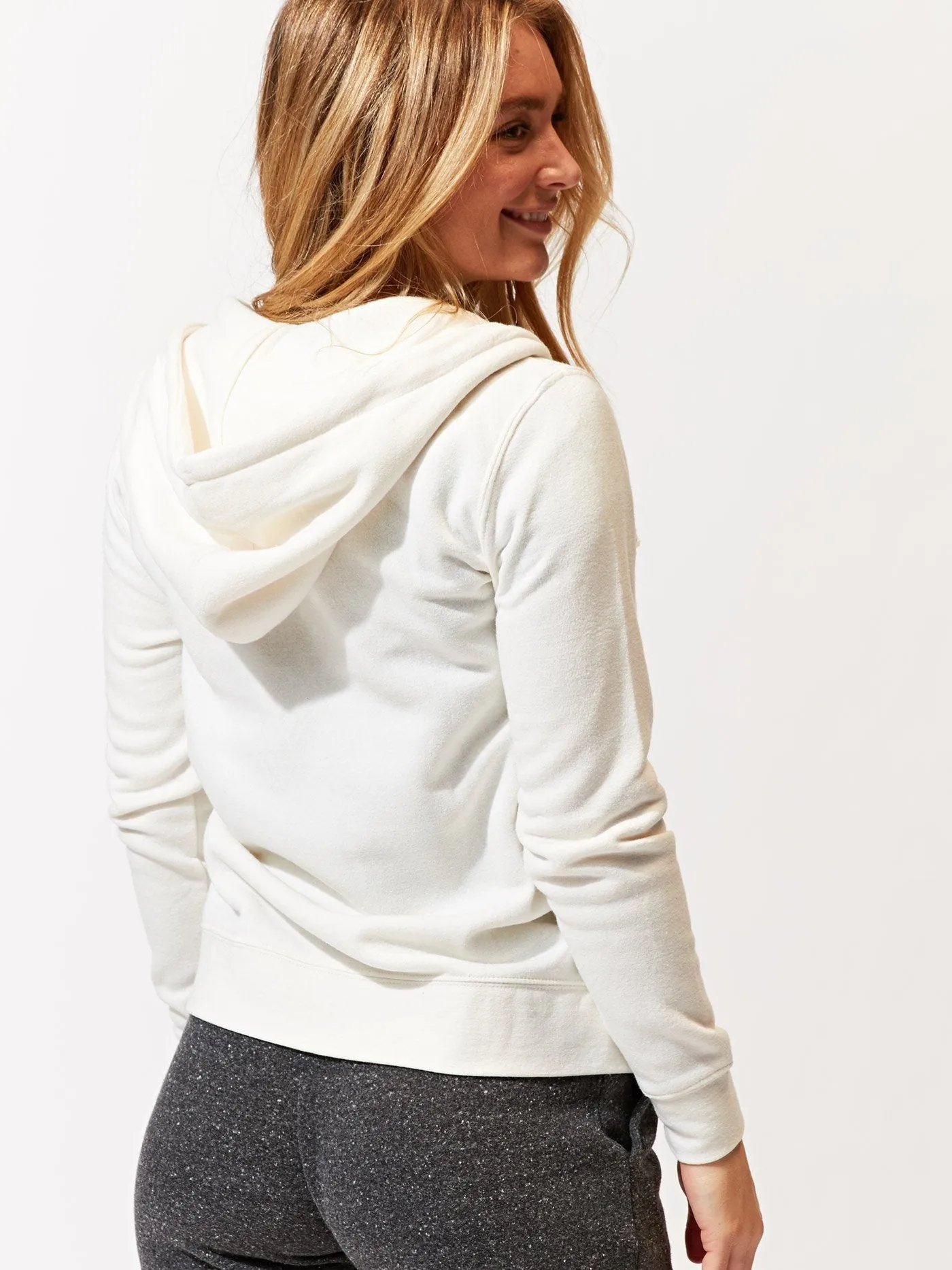 Classic Look Anti Slip Interior Triblend Zip Hoodie