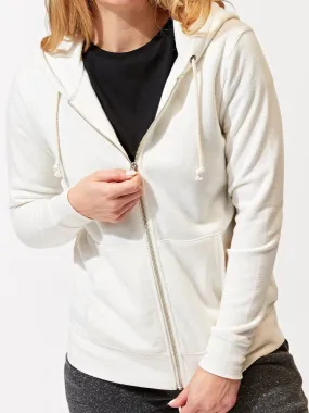 Triblend Zip Hoodie Reinforced Seam Construction