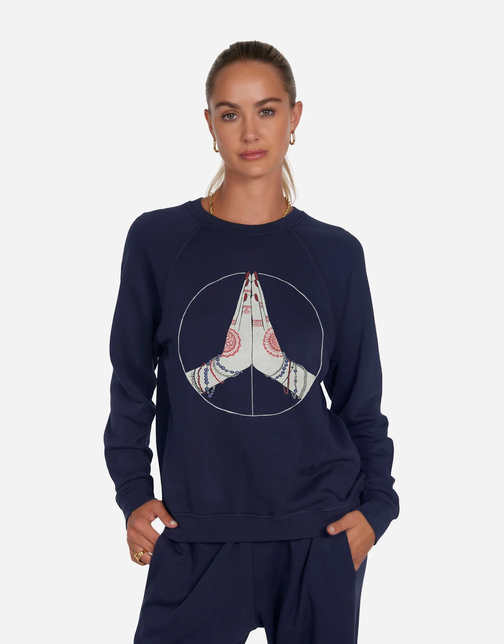 Anela Peace Love Serenity Multicolored Office Worker