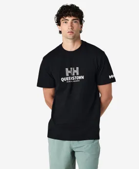 AntiStatic Coating Relaxed Tank QUEENSTOWN T-SHIRT, Black
