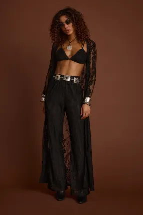 Ambrose Black Lace Pull On Pants Movement Fit Smart Style