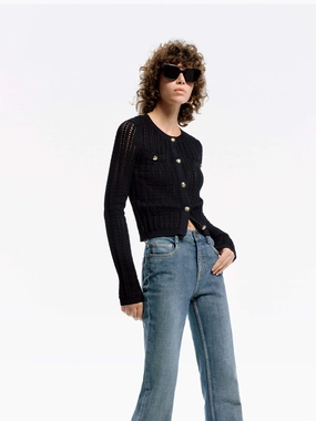 Soft Cropped Knit Cardigan Ready Style Day To Night