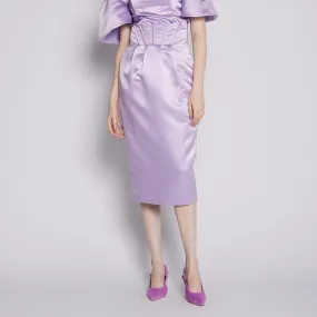 Corset Midi Skirt Runway Inspired City Mood