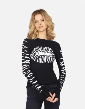 Synthetic McKinley Zebra Lip