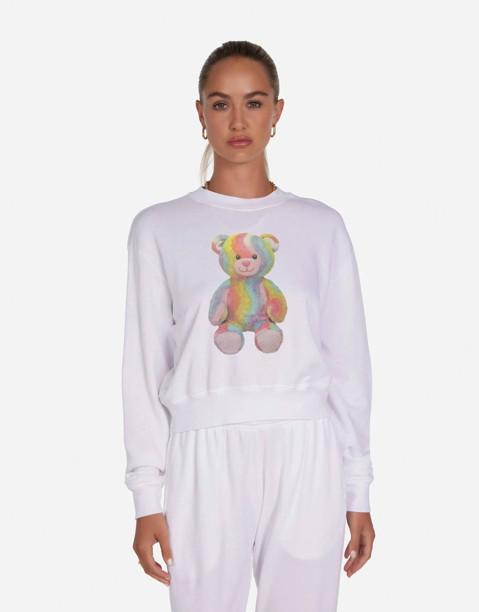student spring fashion Spalding X Sticker Bean Bear