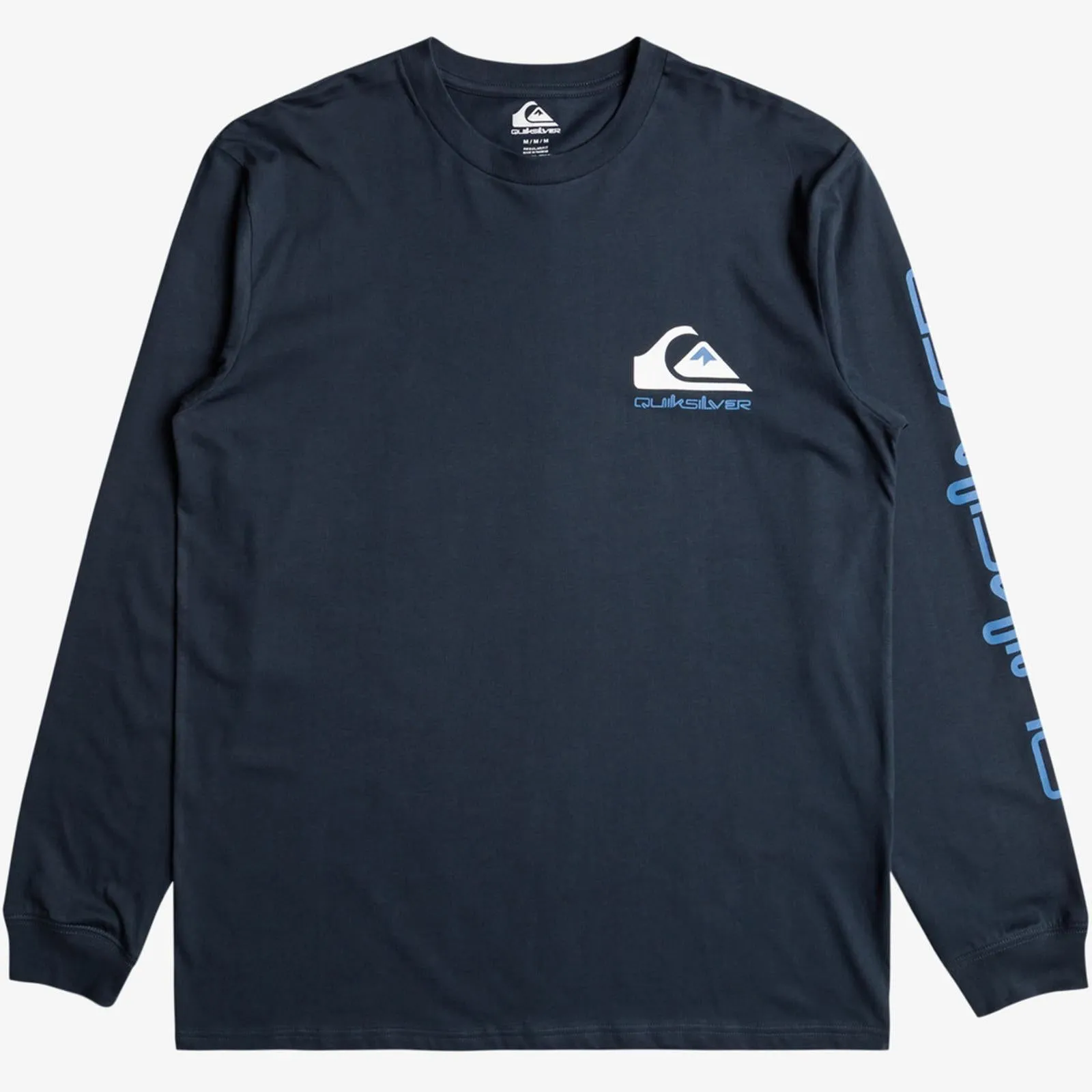 Quiksilver Mens Comp Logo Graphic T-Shirt Ultrasoft Inner Lining