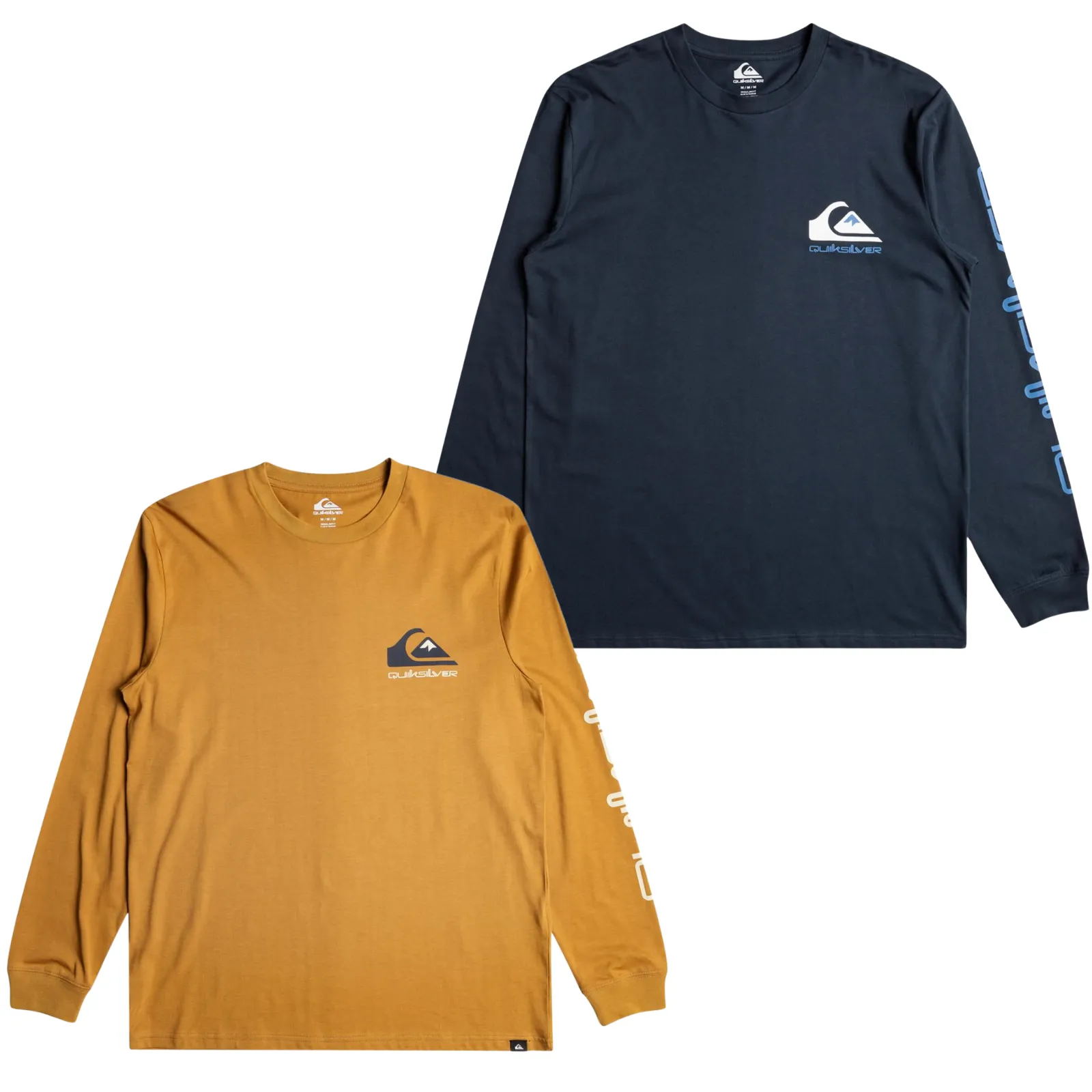 Sporty Cardigan Modern Look Quiksilver Mens Comp Logo Graphic T-Shirt