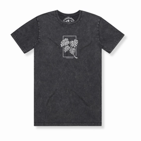 Stone Washed "Monstera" Tee Vintage Style