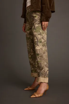 Storm Camo Jeans Move Comfort Decorative stitching