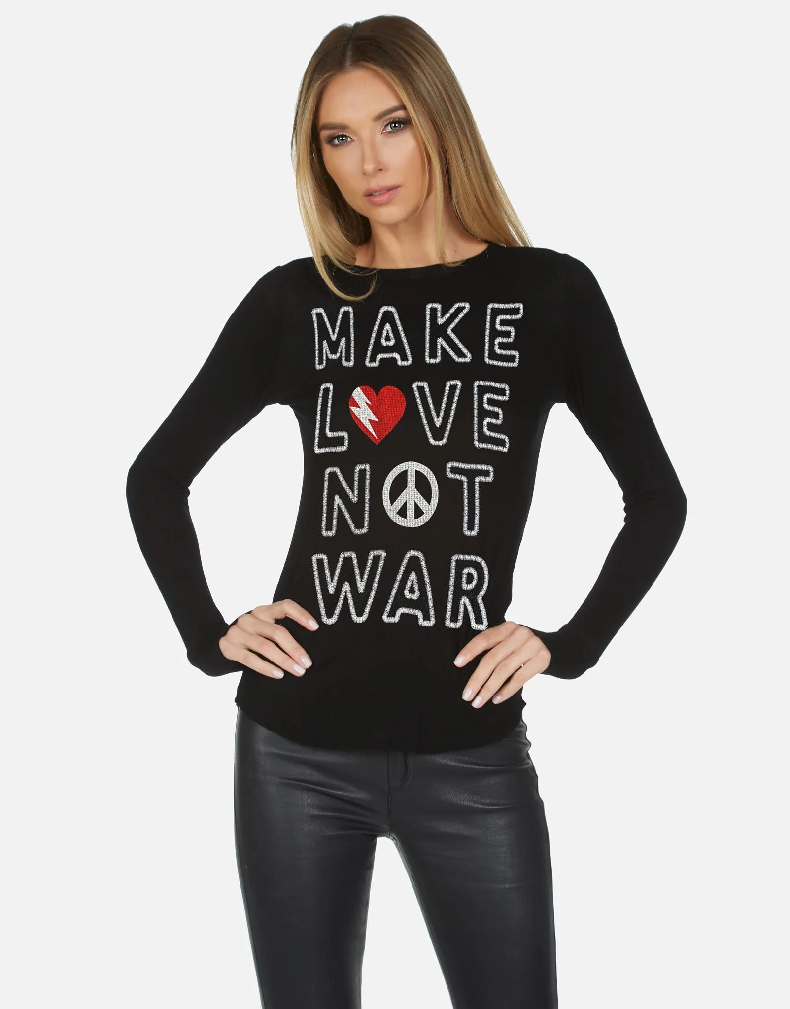 McKinley X Make Love Not War Low neck Silky