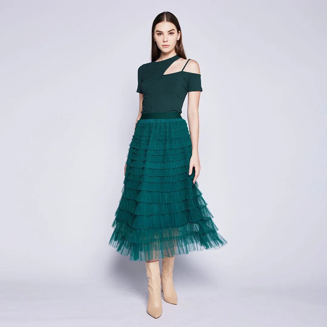 Tulle Layered Skirt Cool Details Travel Vibes