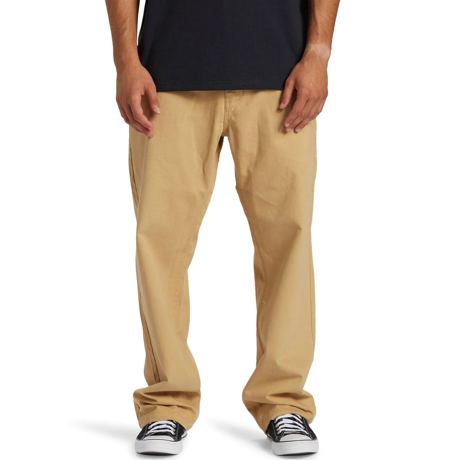 Flatlock Seams Quiksilver Mens Wilde Regular Chinos